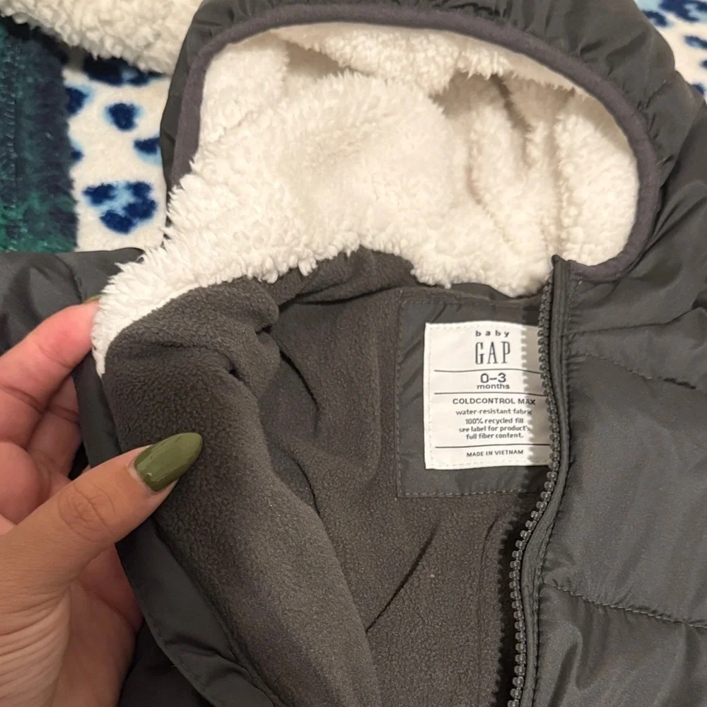 GAP Charcoal Kids One Piece Footie